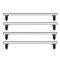Bare transversale Dodge Sprinter, model 2007-2010, L1,L2,L3,L4 - H1,H2,H3, Menabo Professional Airdyn