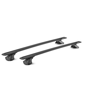 Bare Transversale Green Valley auto Opel Zafira, Bare transversale Green Valley Rapido Vento Premium Black Aluminiu pentru OPEL Zafira MPV B 2007-2011, cu prindere in puncte fixe - autogedal.ro