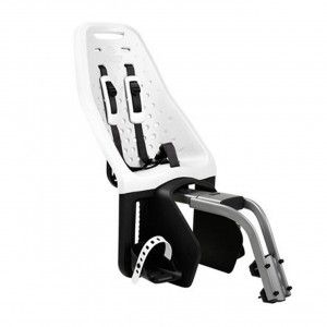 Transport copii - Scaune pentru transport copii, cu montare pe bicicleta White , Scaun pentru copii, cu montare pe bicicleta in spate - Thule Yepp Maxi Frame-mounted White - autogedal.ro