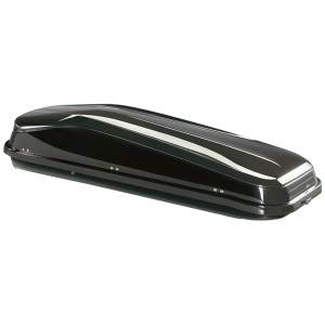 Cutii Portbagaj - Cu prindere pe bare transversale, Cutie portbagaj Aleo EasyLine 480 Negru Metal - autogedal.ro
