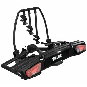 Suporturi biciclete - Pe Carligul De Remorcare, Suport  pentru 3 biciclete Thule VeloSpace 939 XT3 cu prindere pe carligul de remorcare (13pini) Negru - autogedal.ro
