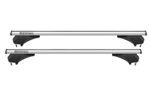 Bare transversale auto Volvo XC60 2014-2017, Bare transversale Menabo Ariem Silver XL pentru Volvo XC60 2014-2017 - autogedal.ro