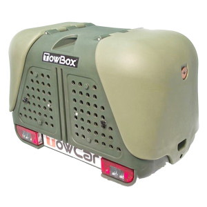 Cutii Portbagaj, Cutie portbagaj transport animale de companie/vanatoare Towbox V2 DOG Verde - autogedal.ro