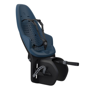Transport copii - Scaune pentru transport copii, cu montare pe bicicleta Albastru inchis , Scaun pentru copii, Thule Yepp 2 Maxi Majolica Blue Rack mounted, cu montare pe bicicleta in spate - autogedal.ro