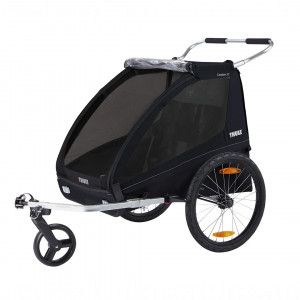 Transport copii, Carucior Chariot Thule Coaster XT Black - autogedal.ro