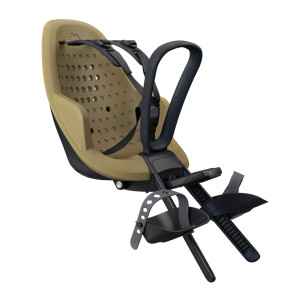 Transport copii - Scaune pentru transport copii, cu montare pe bicicleta Masliniu , Scaun pentru copii, cu montare pe bicicleta in fata - Thule Yepp 2 Mini Front mounted Fennel Tan - autogedal.ro