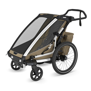 Transport copii, Carucior multisport Thule Chariot Cross 2, Faded Khaki - autogedal.ro
