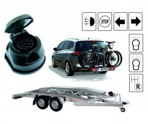 Accesorii Remorcare 8/13 , Instalatie Electrica Speciala TBM-G8 cu 13 Pini - autogedal.ro