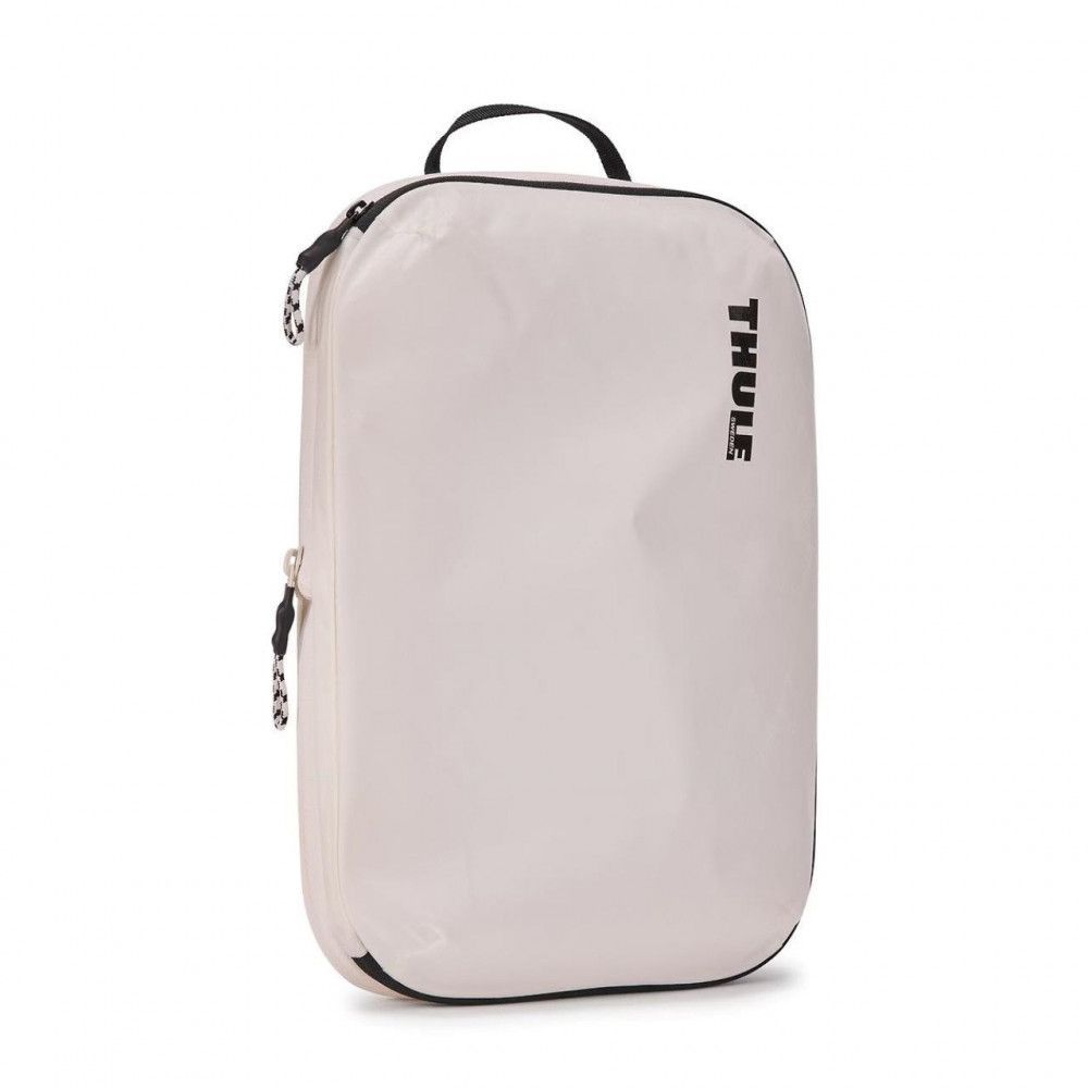 Saculet de depozitare Thule Compression Packing Cube mediu, alb