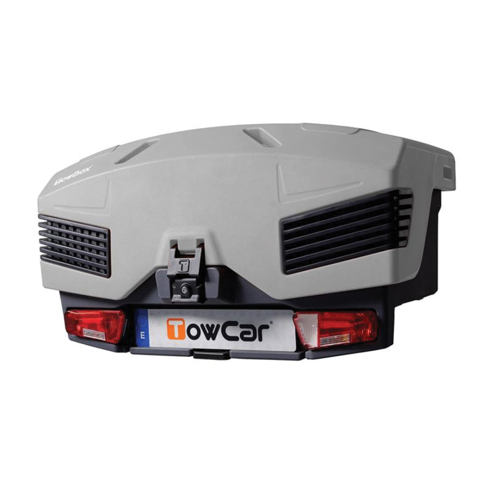 Cutie portbagaj pe carligul de remorcare TowBox Evo, Classic Gri
