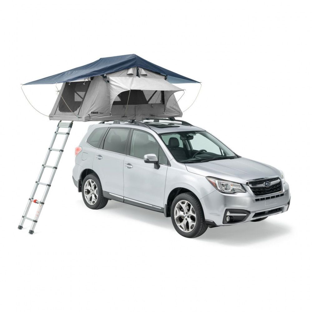 Cort auto, Thule Ayer 2 Haze, Gri,  cu prindere pe plafon, pentru 2 persoane
