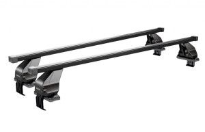 Bare transversale auto Volkswagen Pe caroserie Menabo Negru , Bare transversale Menabo Omega Otel pentru Volkswagen Passat (B8), 4 usi, model 2014+ - autogedal.ro