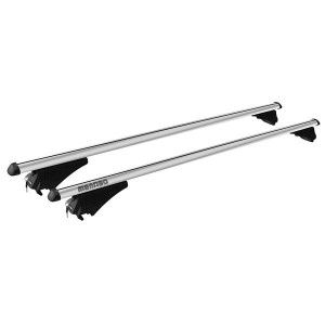 Bare transversale auto Alfa Romeo Stelvio 2017+ Menabo Aluminiu , Bare transversale Menabo Leopard Silver pentru Alfa Romeo Stelvio 2017+ - autogedal.ro