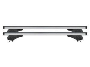Bare transversale auto BMW Pe bare longitudinale Menabo , Bare transversale Menabo Sonic Silver XL pentru BMW X1 (E84) 2012-2015 - autogedal.ro