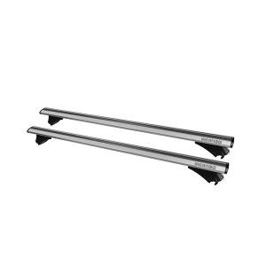 Bare transversale auto Audi Pe bare longitudinale Aluminiu , Bare transversale Menabo Leopard Silver XL pentru Audi A6 (4F) Avant 2004-2011 - autogedal.ro