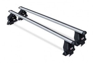 Bare transversale auto Jaguar Pe caroserie Aluminiu , Bare transversale Menabo Tema Aluminiu pentru Jaguar I-Pace (X761), 5 usi, model 2018+ - autogedal.ro